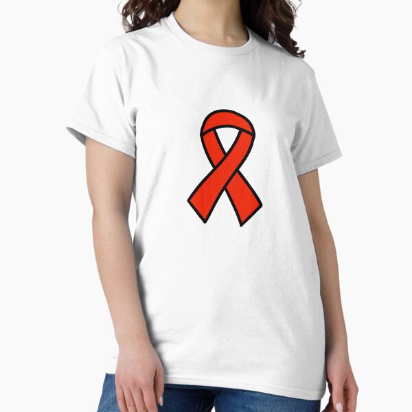 Red Awareness Ribbon Classic T-Shirt