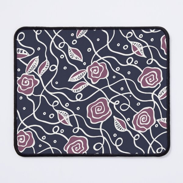 Item preview, Abstract Roses on Navy Blue designed and sold by SusanEileenEvans.