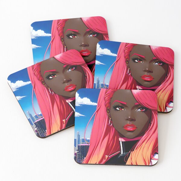 Item preview, Pink L'Orange | Black Anime Girl designed and sold by blackanimemecca.