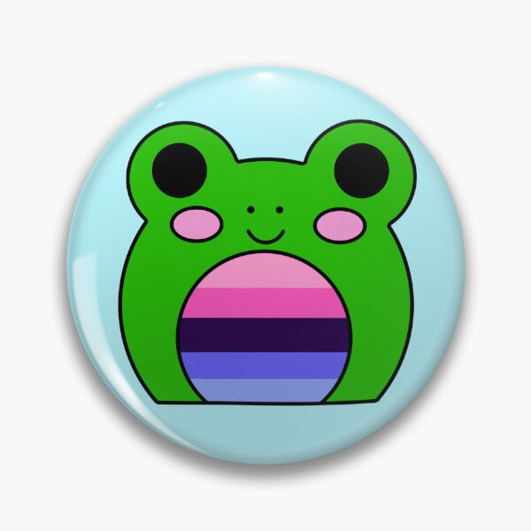 Artikelvorschau, Omnisexual flag frog entworfen und verkauft von bookwoof.