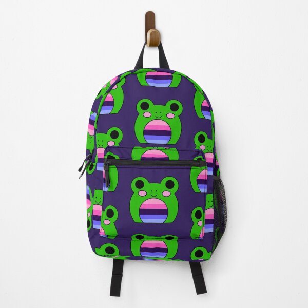 Item preview, Omnisexual flag frog designed and sold by bookwoof.
