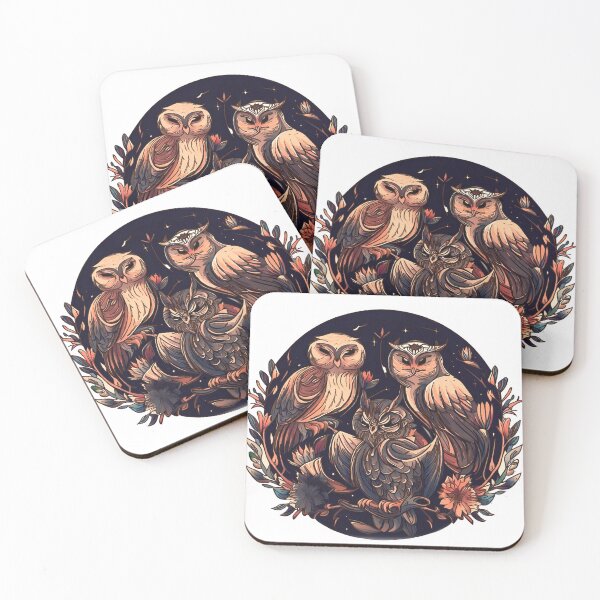 Item preview, Midnight Owls designed and sold by Zunko.