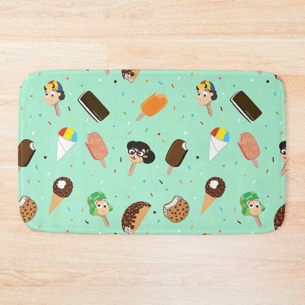 Item preview, Funny Latino Chavo Summer Ice Cream Popsicle Fun Mint Background  designed and sold by Francielandia.