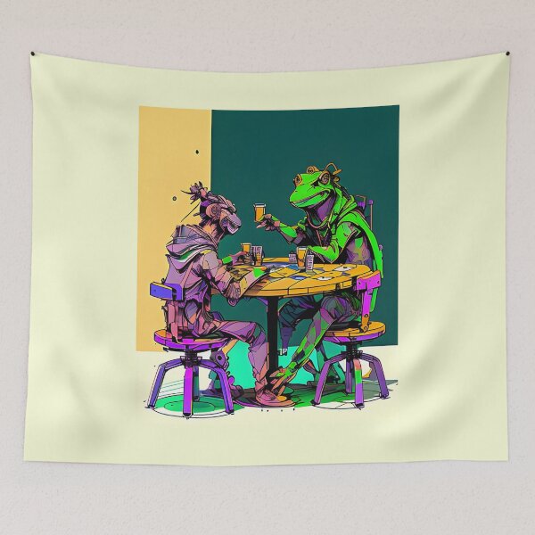 Item preview, Punk Frogs Playing Games designed and sold by CJMarchese.