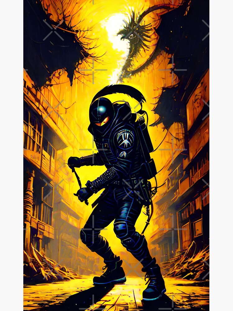Space Ninja Poster 