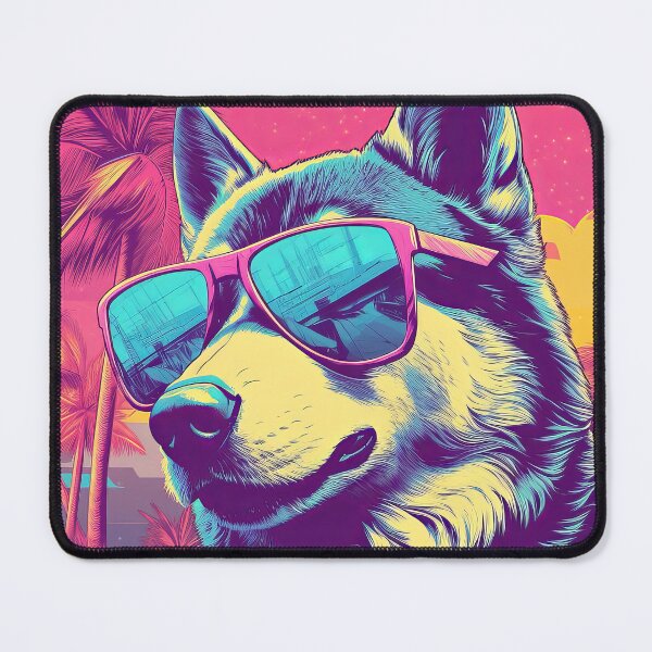 Item preview, Sassy Siberian Husky 3 - Vibrant Beach Pop Art by Kasey Rajotte designed and sold by Kasey Rajotte.