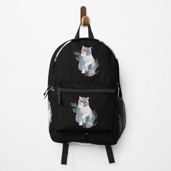Item preview, British Shorthair Cat Pastel Watercolor Design designed and sold by InspiredForever.