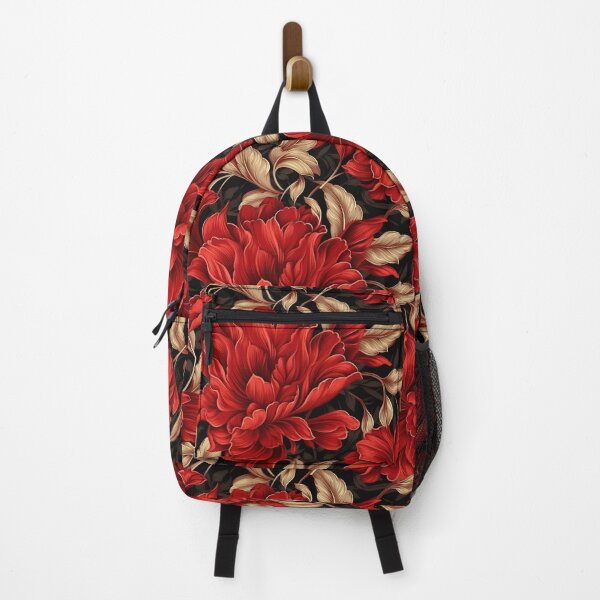 Item preview, Red Peony Flower Pattern designed and sold by ANWA15.