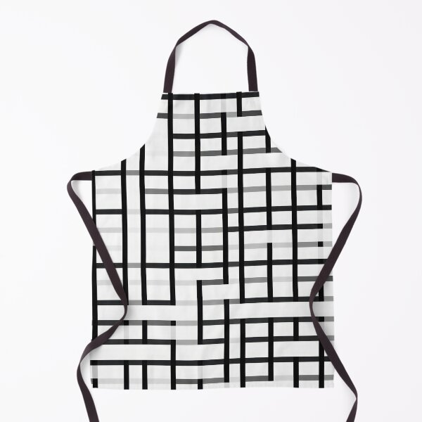 Item preview, Black White Lines Squares Seamless Pattern designed and sold by duke818.