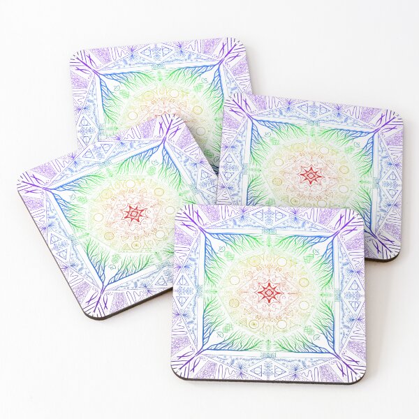 Item preview, Rainbow Symmetry Abstract Design designed and sold by garneroverton.
