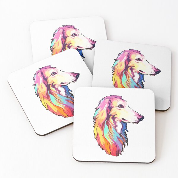 Item preview, Coloful Borzoi Dog designed and sold by khachiche.