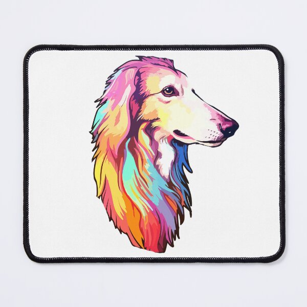 Item preview, Coloful Borzoi Dog designed and sold by khachiche.