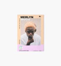 rapper cards: merlyn wood, man Art Board