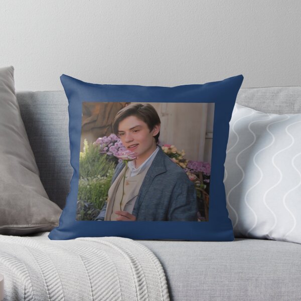 Louis Partridge Collage Throw Pillow for Sale by laumazu