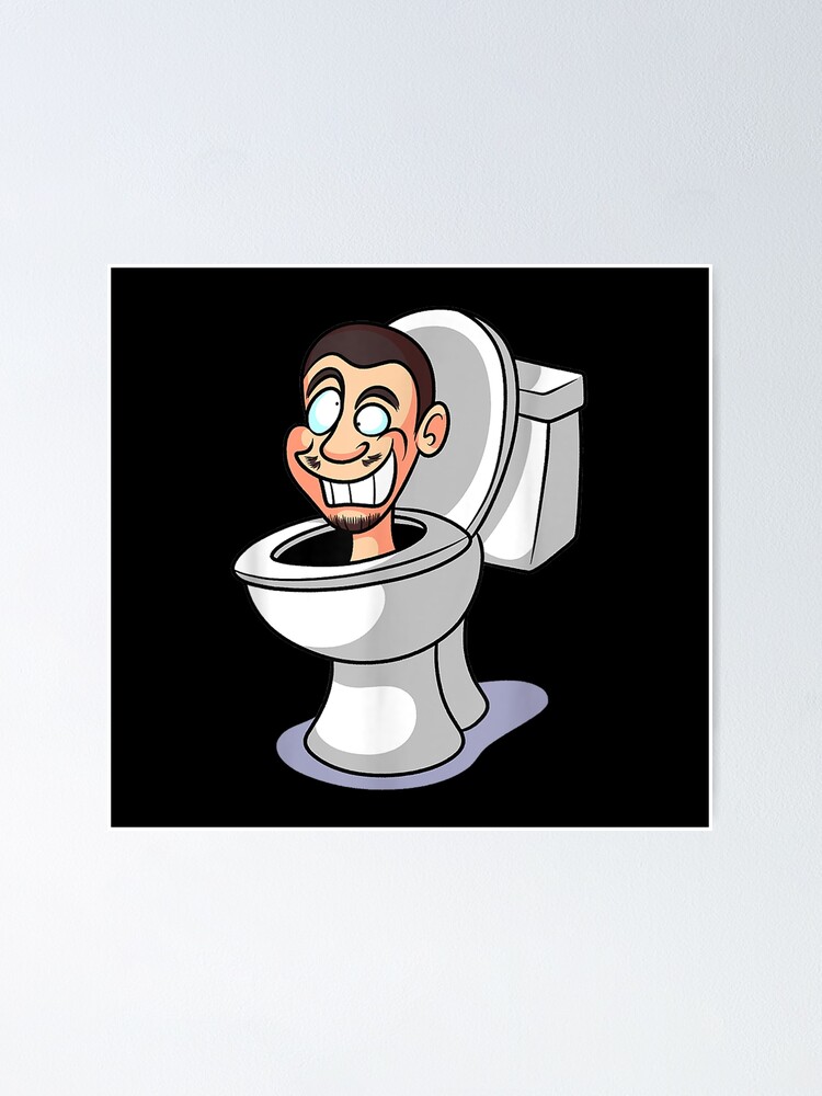 Toilet boom meme Poster for Sale by AubrechtLeona