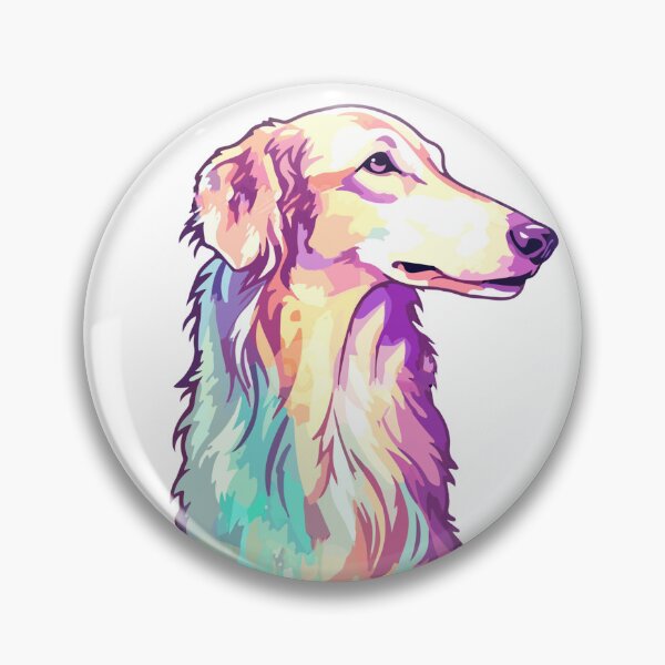Item preview, Coloful Borzoi Dog designed and sold by khachiche.