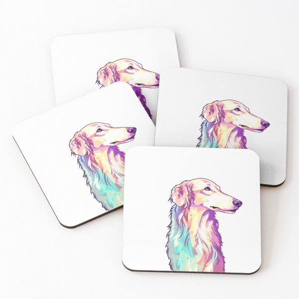 Item preview, Coloful Borzoi Dog designed and sold by khachiche.
