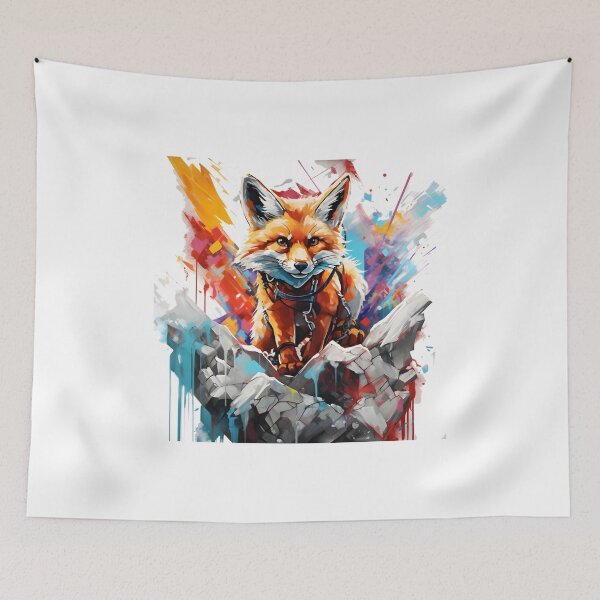 Item preview, Adventurous Fox: Conquer New Heights designed and sold by AdventurerPack.