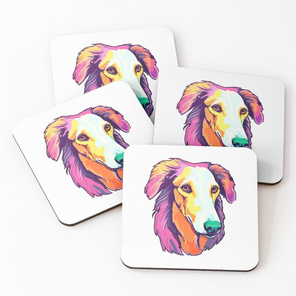 Item preview, Coloful Borzoi Dog designed and sold by khachiche.