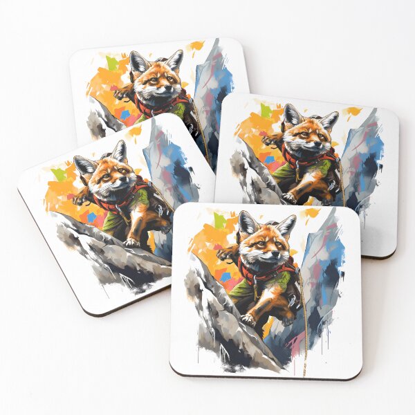 Artikelvorschau, Adventurous Fox: Conquer New Heights entworfen und verkauft von AdventurerPack.