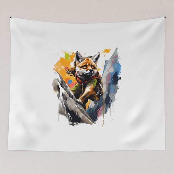 Item preview, Adventurous Fox: Conquer New Heights designed and sold by AdventurerPack.