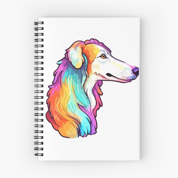 Item preview, Coloful Borzoi Dog designed and sold by khachiche.