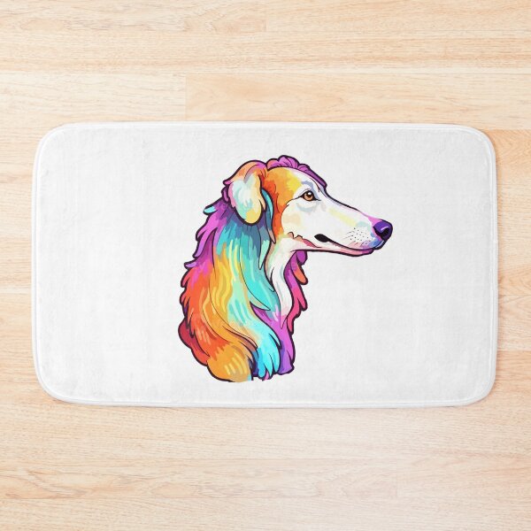 Item preview, Coloful Borzoi Dog designed and sold by khachiche.