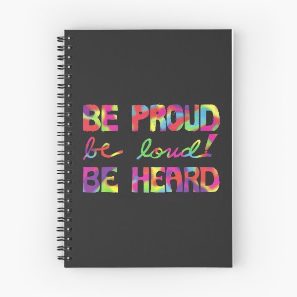 Item preview, Be Proud, be Loud, Be HEARD designed and sold by LeaveHeardAlone.