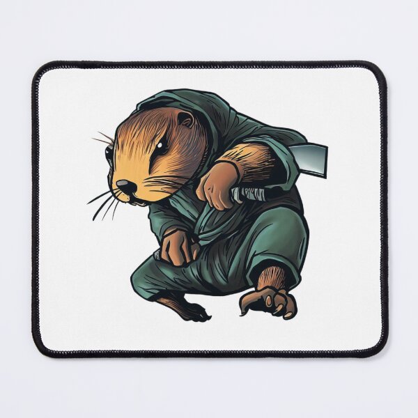 Item preview, Ninja groundhog performing a surprise attack designed and sold by GroundhogMs.