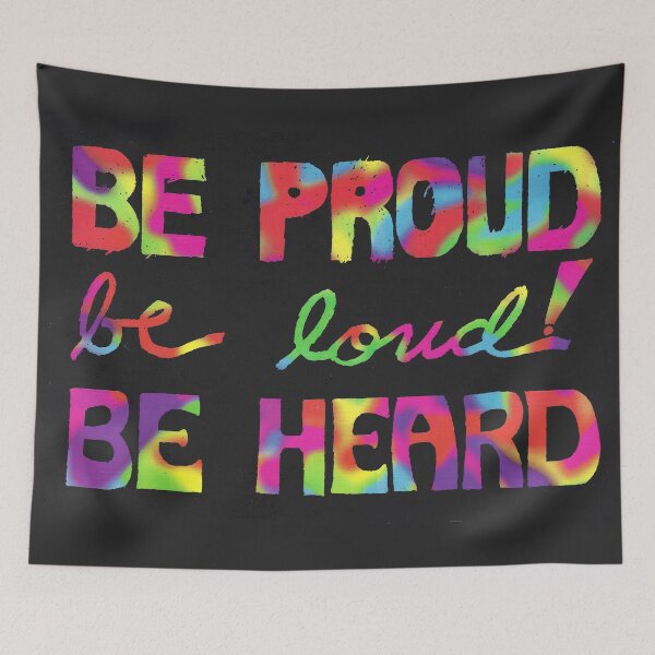 Item preview, Be Proud, be Loud, Be HEARD designed and sold by LeaveHeardAlone.