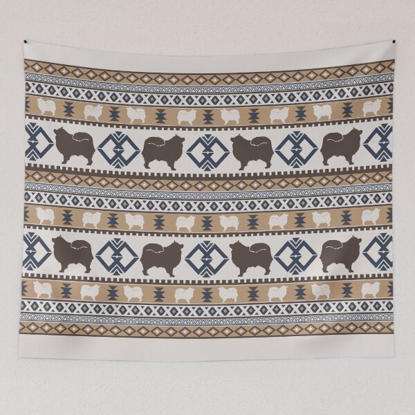 Item preview, Boho dogs | Finnish lapphund / Suomenlapinkoira tan designed and sold by Camilla Fjäder.