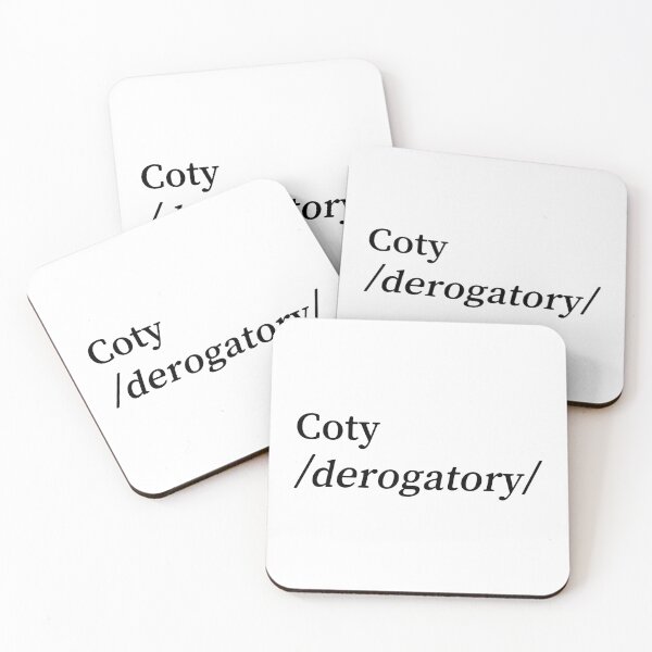 Item preview, Coty Derogatory Shirt designed and sold by Allegedly Serious.