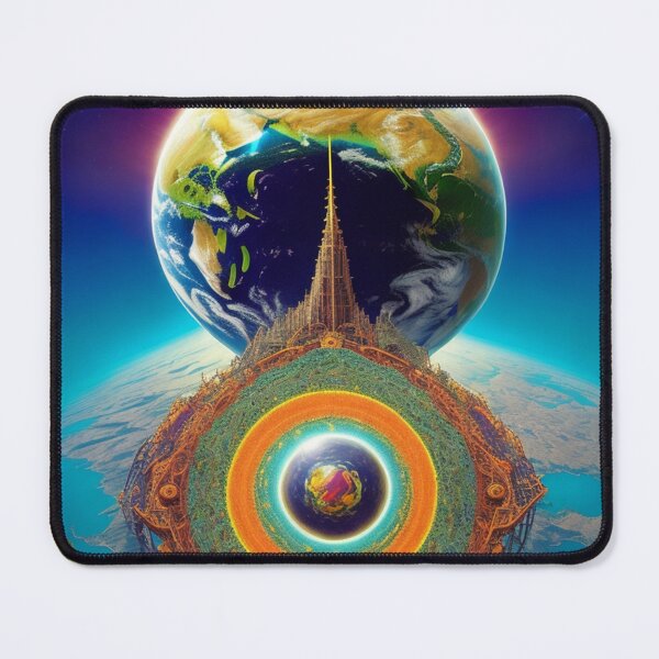 Item preview, Earthless, psychedelic Earth Less designed and sold by krishana3d.