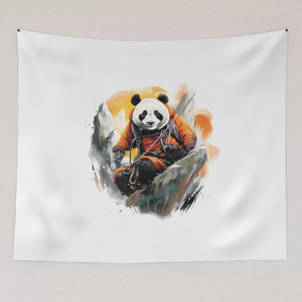 Item preview, Adventurous Panda: Conquer New Heights designed and sold by AdventurerPack.