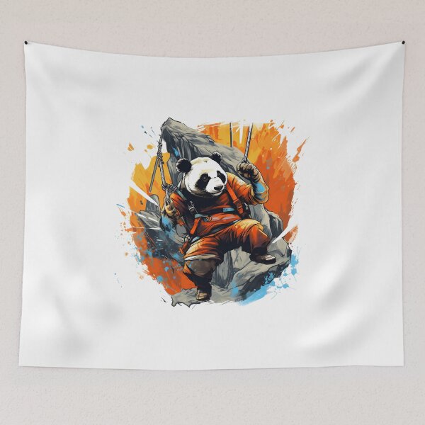 Item preview, Adventurous Panda: Conquer New Heights designed and sold by AdventurerPack.