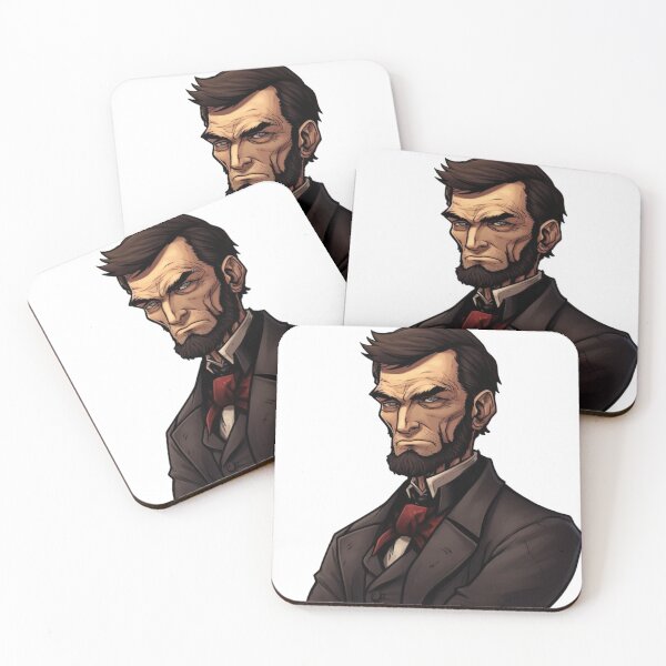Item preview, Honest Abe Portrait - Anime Style designed and sold by abhaley.