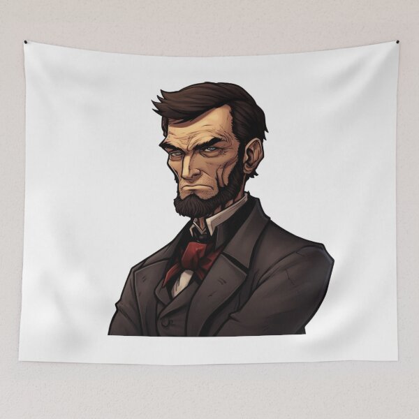 Item preview, Honest Abe Portrait - Anime Style designed and sold by abhaley.
