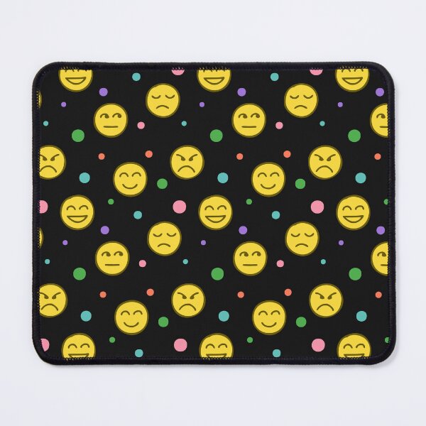 Item preview, Emotions doodle colourful pattern on the dark background designed and sold by mariakostory.