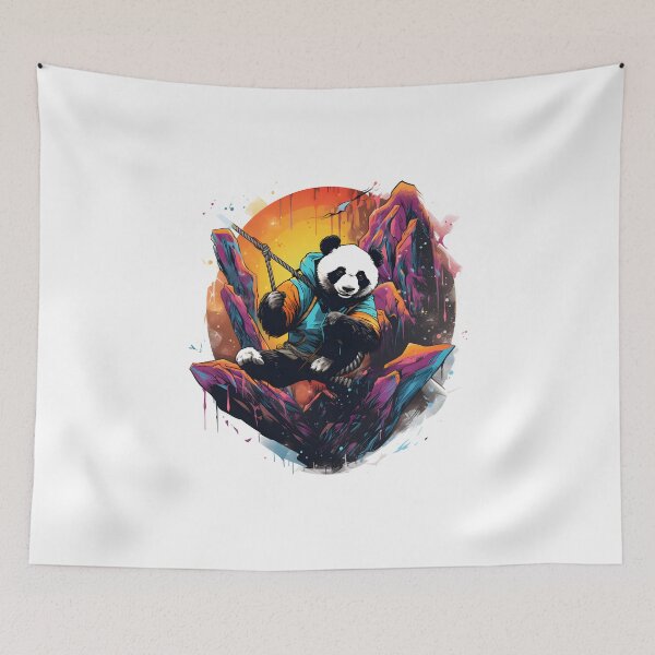 Item preview, Adventurous Panda: Conquer New Heights designed and sold by AdventurerPack.