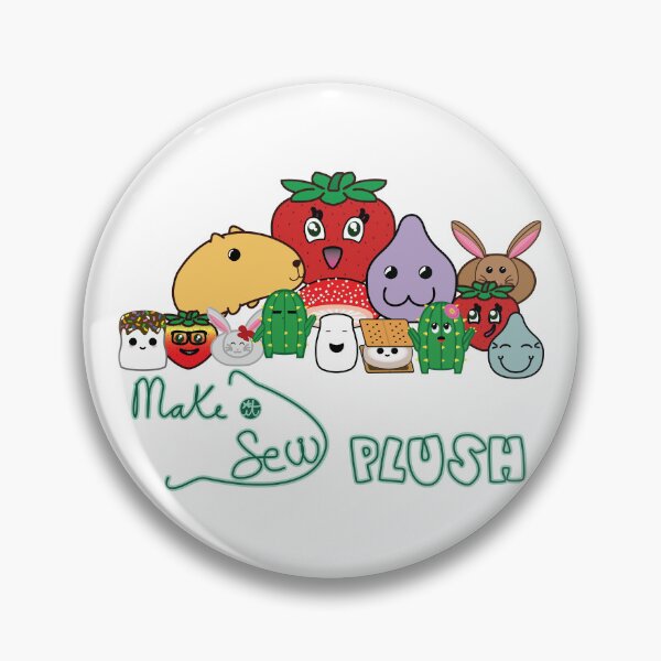 Item preview, Make It SEW Plush logo with Nibbu and Friends designed and sold by MakeItSEWplush.