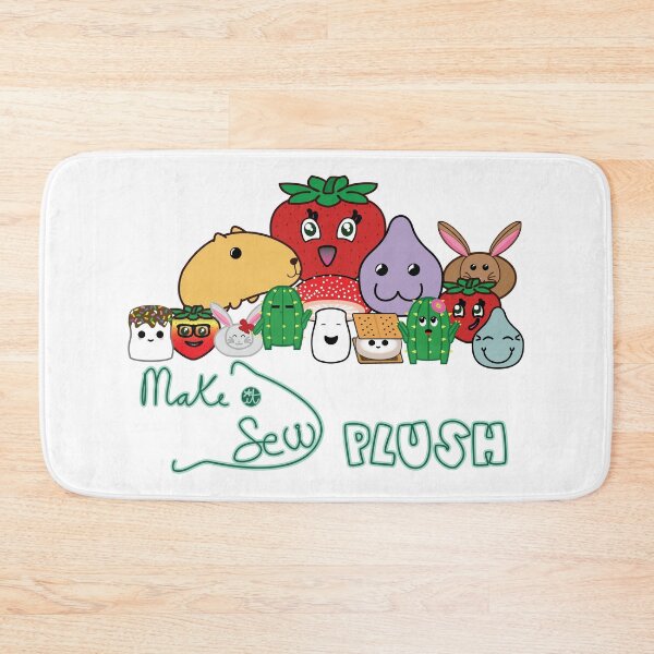 Item preview, Make It SEW Plush logo with Nibbu and Friends designed and sold by MakeItSEWplush.