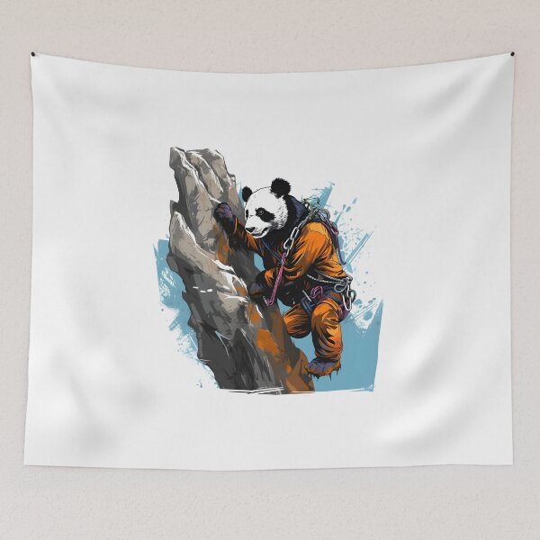 Item preview, Adventurous Panda: Conquer New Heights designed and sold by AdventurerPack.