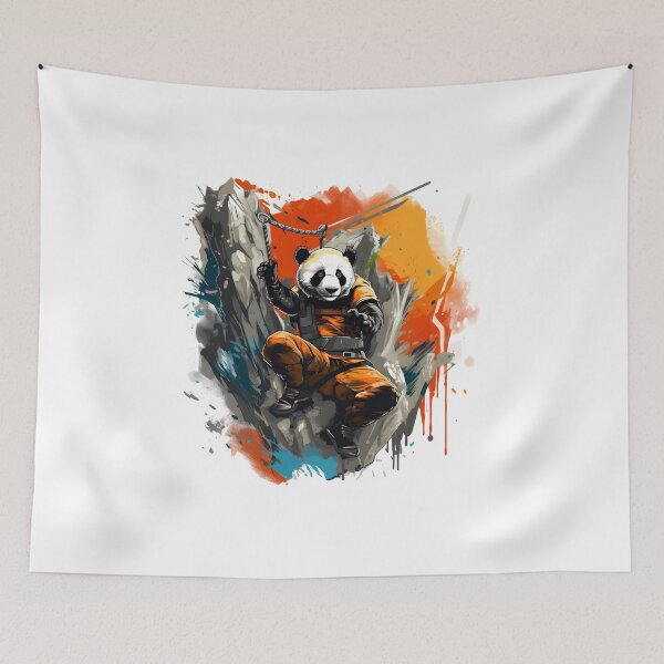 Item preview, Adventurous Panda: Conquer New Heights designed and sold by AdventurerPack.
