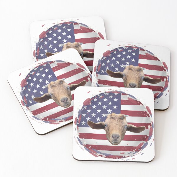 Item preview, Cabras patrióticas | Cabras lindas | cabras graciosas designed and sold by PistolRidgeFarm.