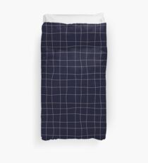 Sapphirine bars of different width Duvet Cover