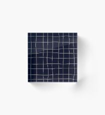 Sapphirine bars of different width Acrylic Block