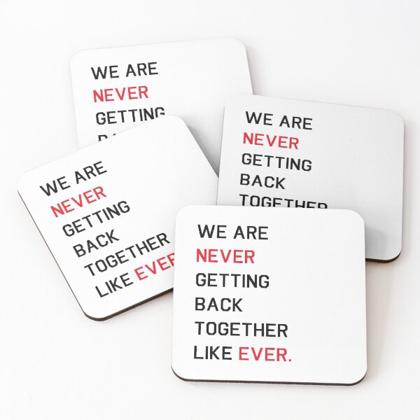 Item preview, We Are Never Getting Back Together Like Ever - THE ERAS TOUR designed and sold by bombalurina.
