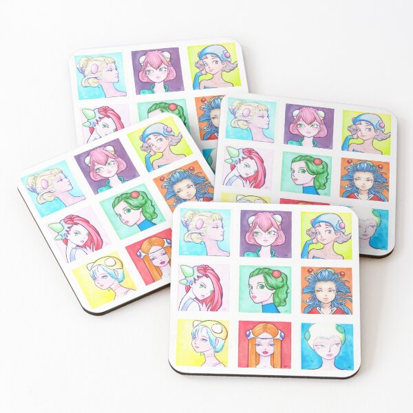 Item preview, Neon Girls by chitesnoo designed and sold by chitesnoo-art.