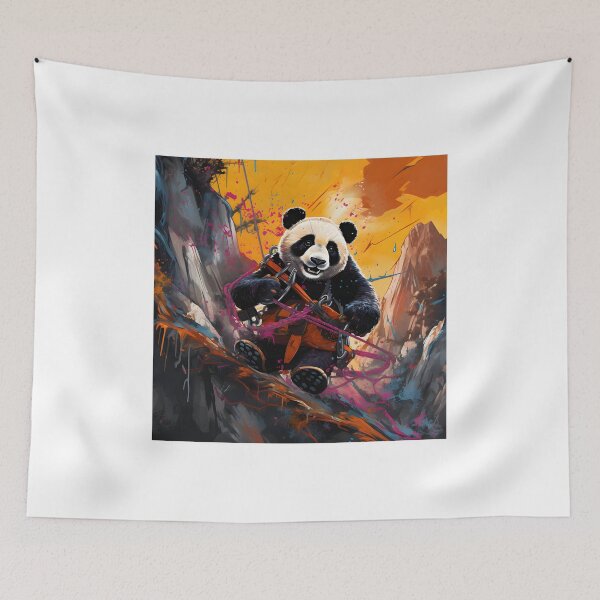 Item preview, Adventurous Panda: Conquer New Heights designed and sold by AdventurerPack.
