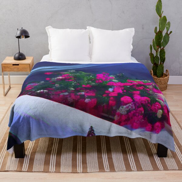 Item preview, Santorini Flowers In Greece designed and sold by MYSLc.
